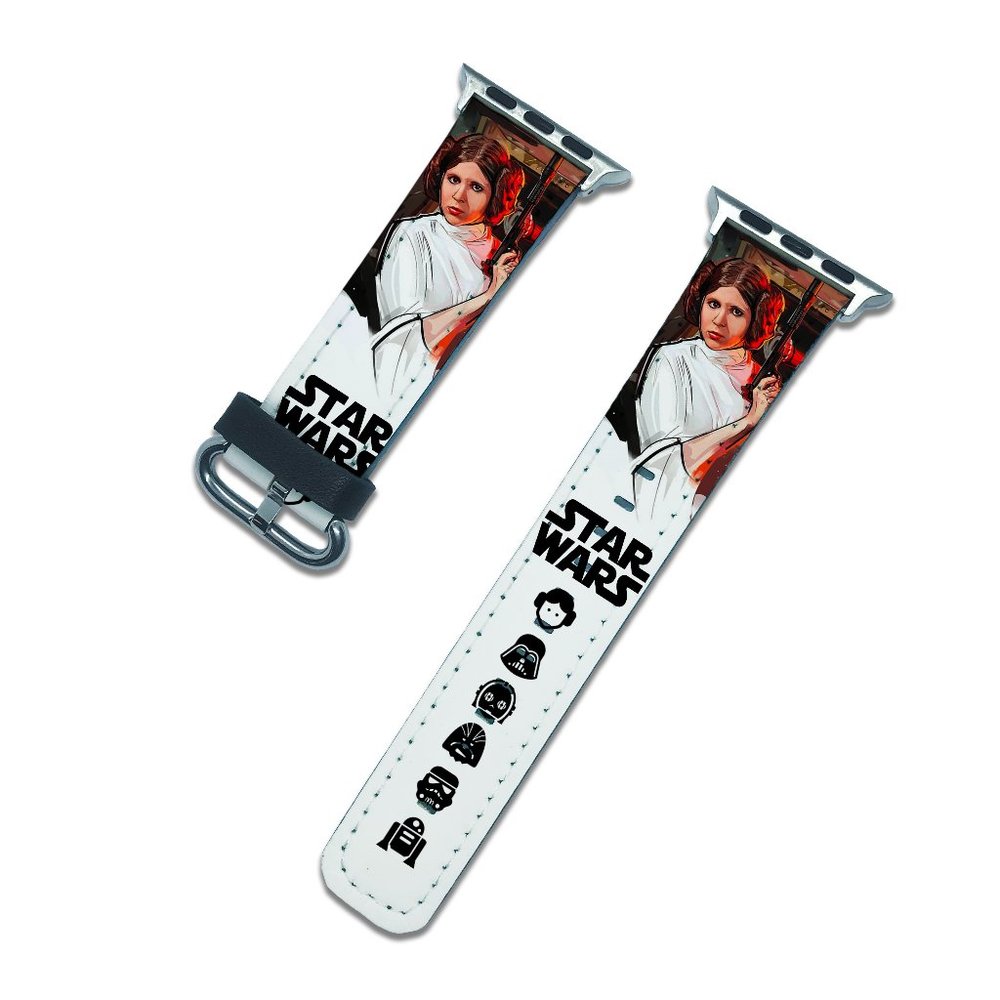 Star Wars Leia apple watch band series 7 6 5 SE 45 41 42 44 38 40 mm straps